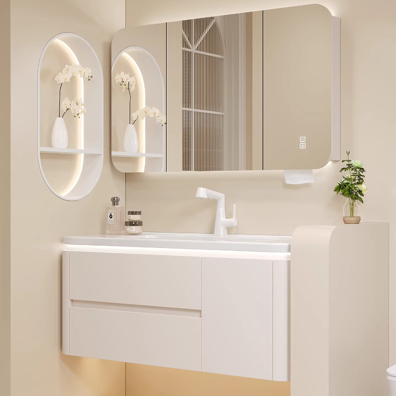 Luxury Skincare Makeup - Mueble de Baño con Espejo para