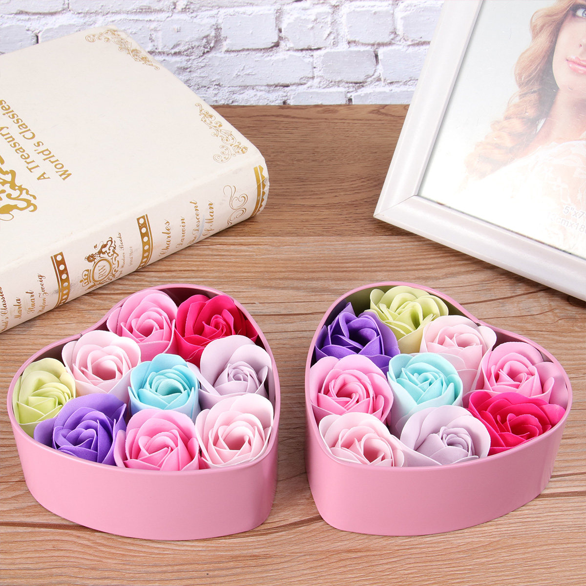 Jabón de Rosas en Caja de Meta - Luxury Skincare Gifts For Her reseña y precio