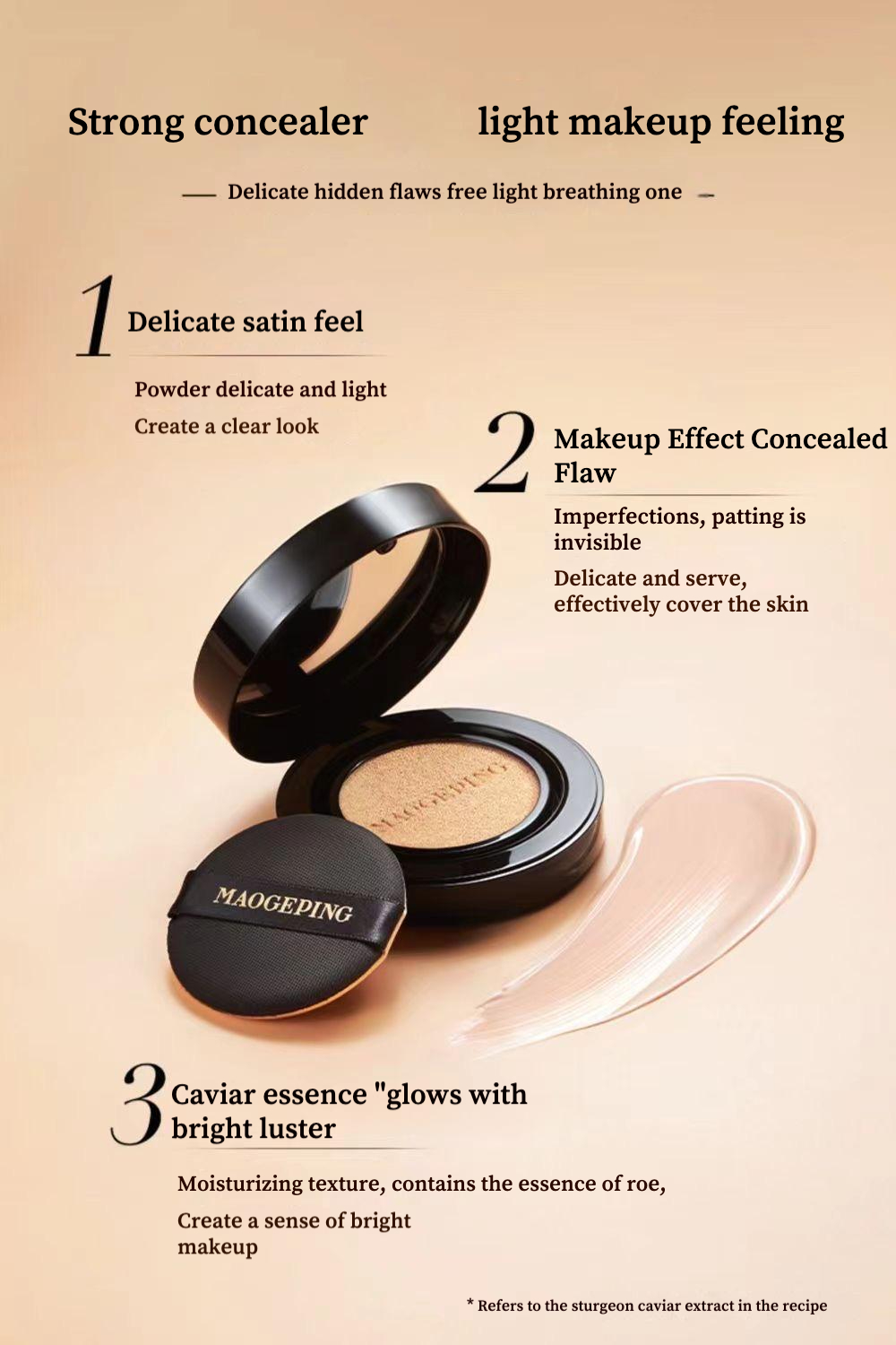 Maogeping Air Cushion lujoso C - Luxury Skincare Makeup reseña y precio